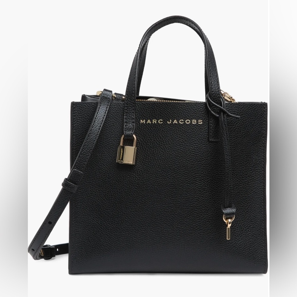 Marc Jacobs Mini Grind Coated Leather Tote